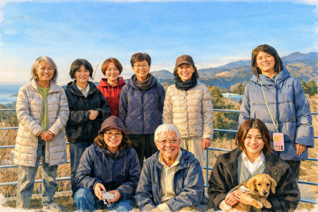 ウォーキング記念イメージイラスト