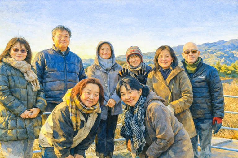 ウォーキング記念イメージイラスト