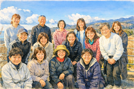 ウォーキング記念イラスト