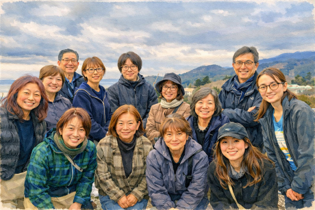 ウォーキング記念イラスト